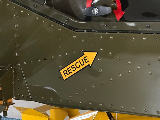 "RESCUE" Sticker