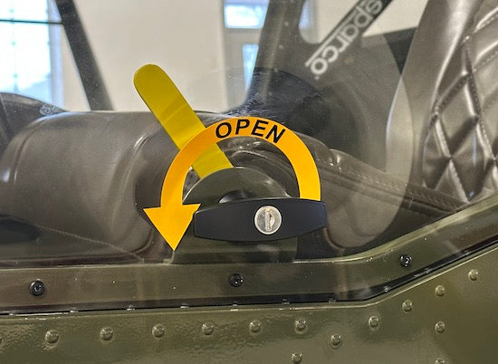 "OPEN" and RESCUE" Sticker Set